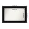 Parlor Black Non-Beveled Custom Framed Bathroom Vanity Wall Mirror